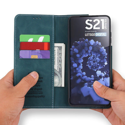 Leather Wallet Case Flip Cover