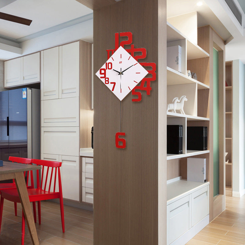 Personalized Digital Wooden Wall Clock