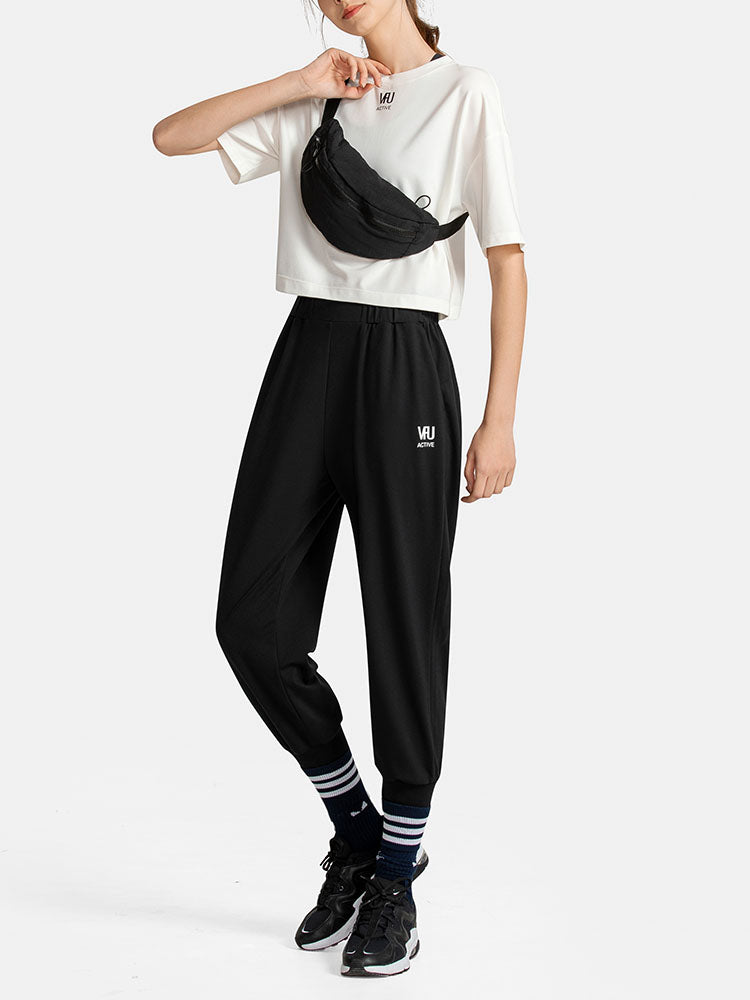 Eight-point Guard Pants Wear Running Fitness Pants Thin Section Casual Yoga Clothes