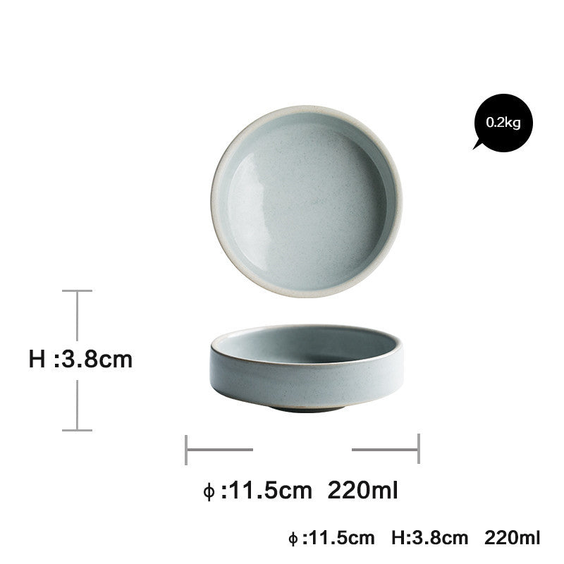 Household Dinner Plate Bowl and Plate Set