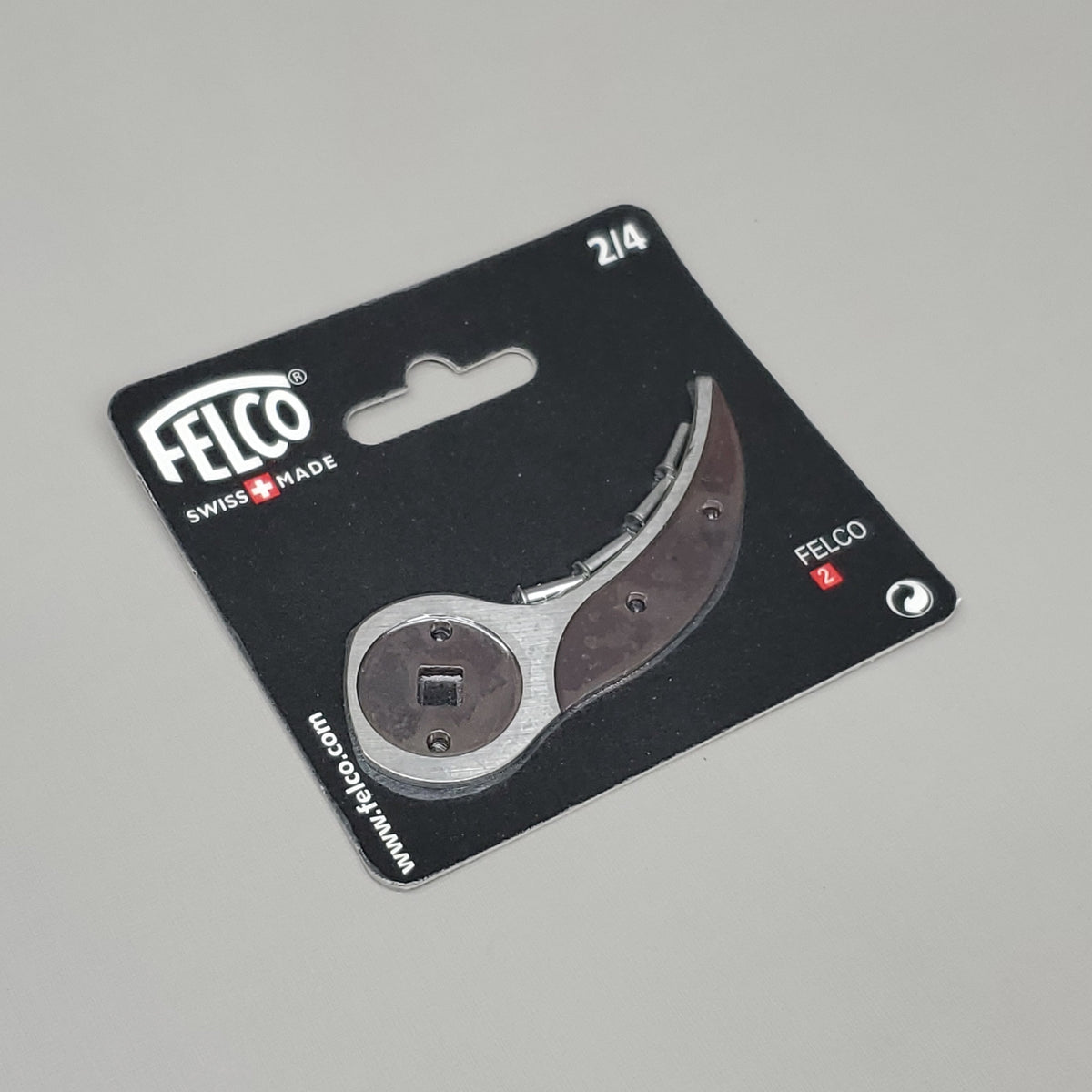 FELCO Swiss Made Pruner Replacement Anvil Blade With Rivets 2/4 (New)