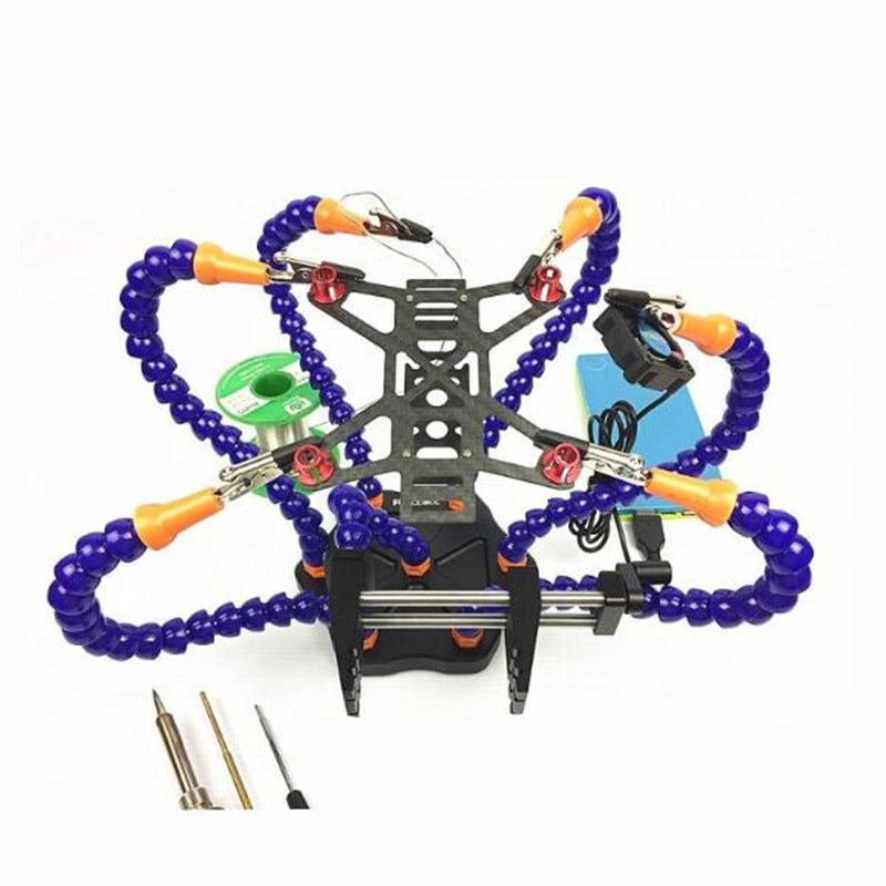 Six Jaw Aluminum Alloy Welding Station Tool