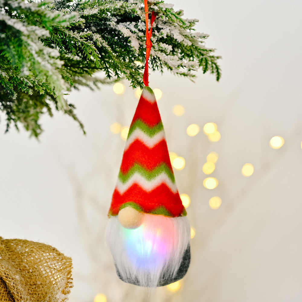 Christmas Knitted Pendant Decoration with Lights