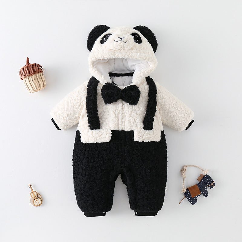 Clothes For Babies Winter Clothing Thickened Fleece-lined Baby Going Out Clothes Sell My Stuff