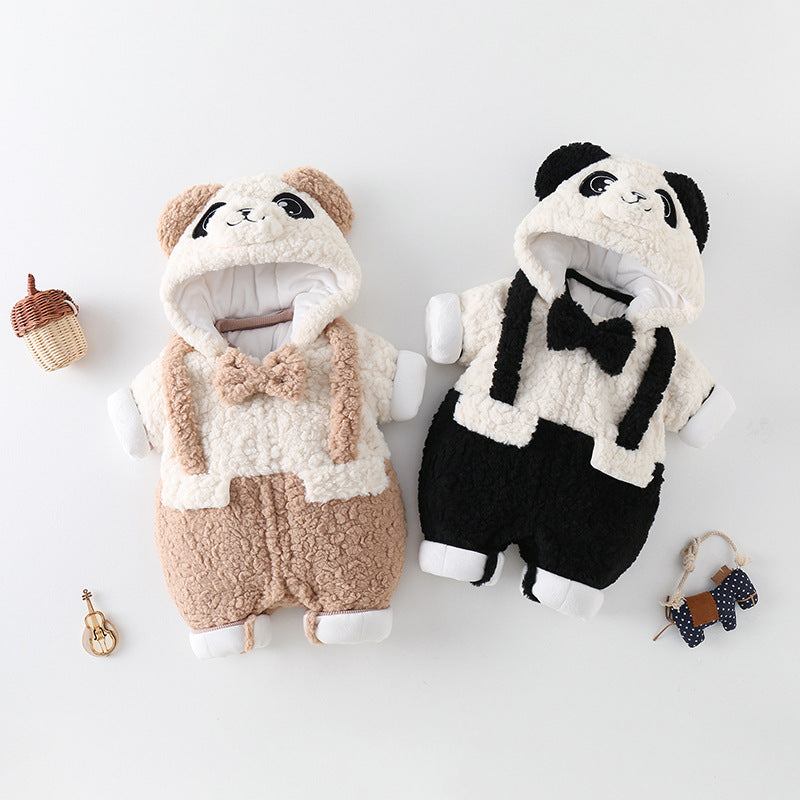 Clothes For Babies Winter Clothing Thickened Fleece-lined Baby Going Out Clothes Sell My Stuff