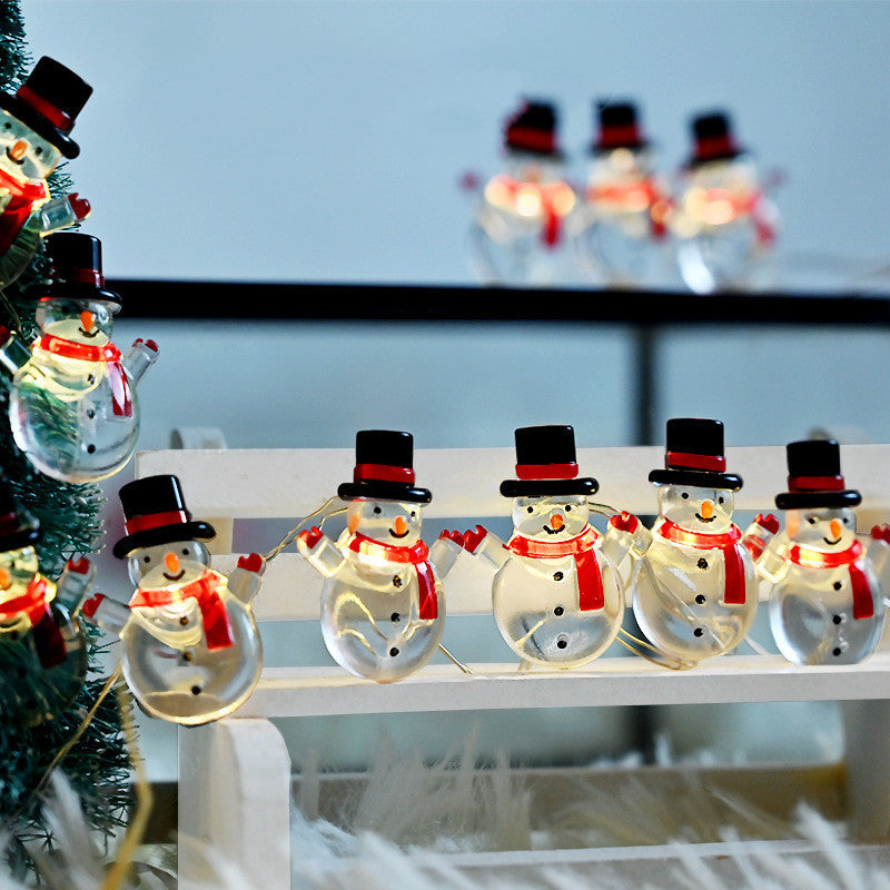 Christmas Snowman Decorative String Lights