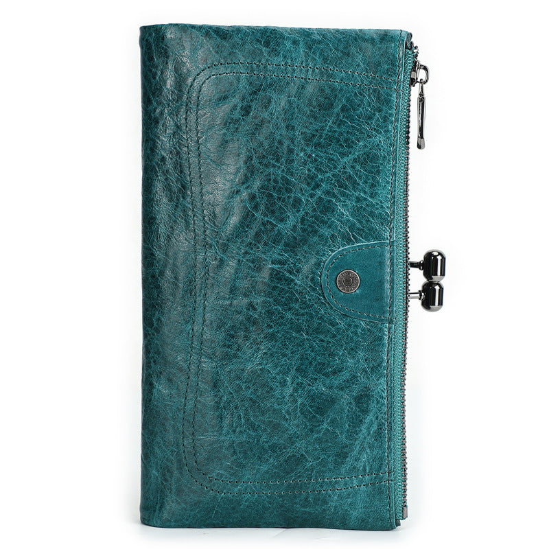 Black Angel First Layer Cowhide Women's Wallet