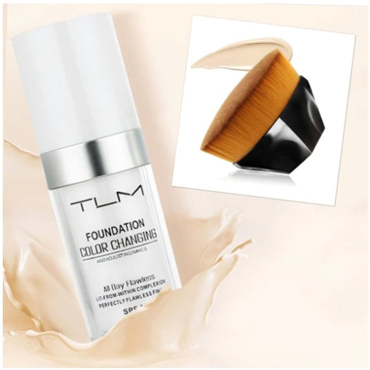 Temperature Liquid Foundation Concealer Portable Natural Color  Makeup Foundation BB Concealer My Store