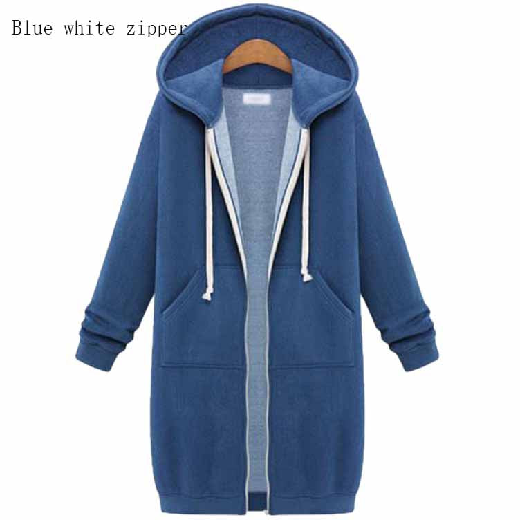 Hooded Long Sleeve Sweater Fleece Long Jacket Sell My Stuff