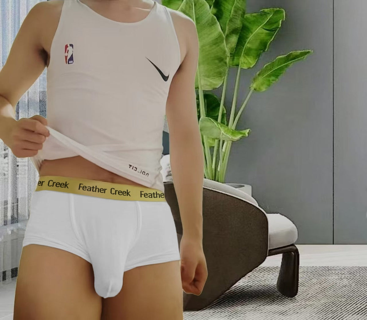 Men's U-shaped Breathable Underwear Boxers