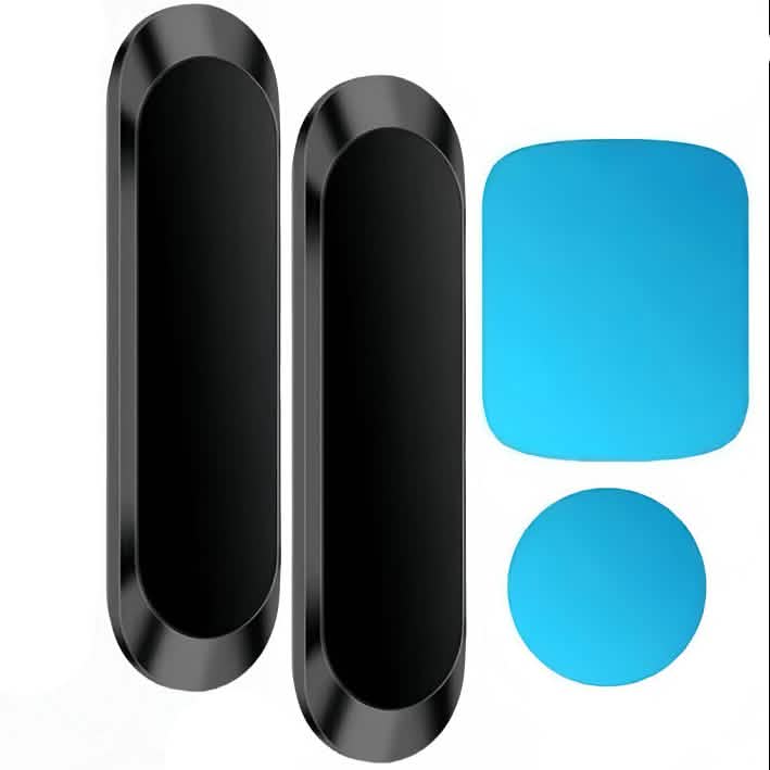2-Pack: Super Magnetic Car Phone Holder – Black, Compact & Secure Grip