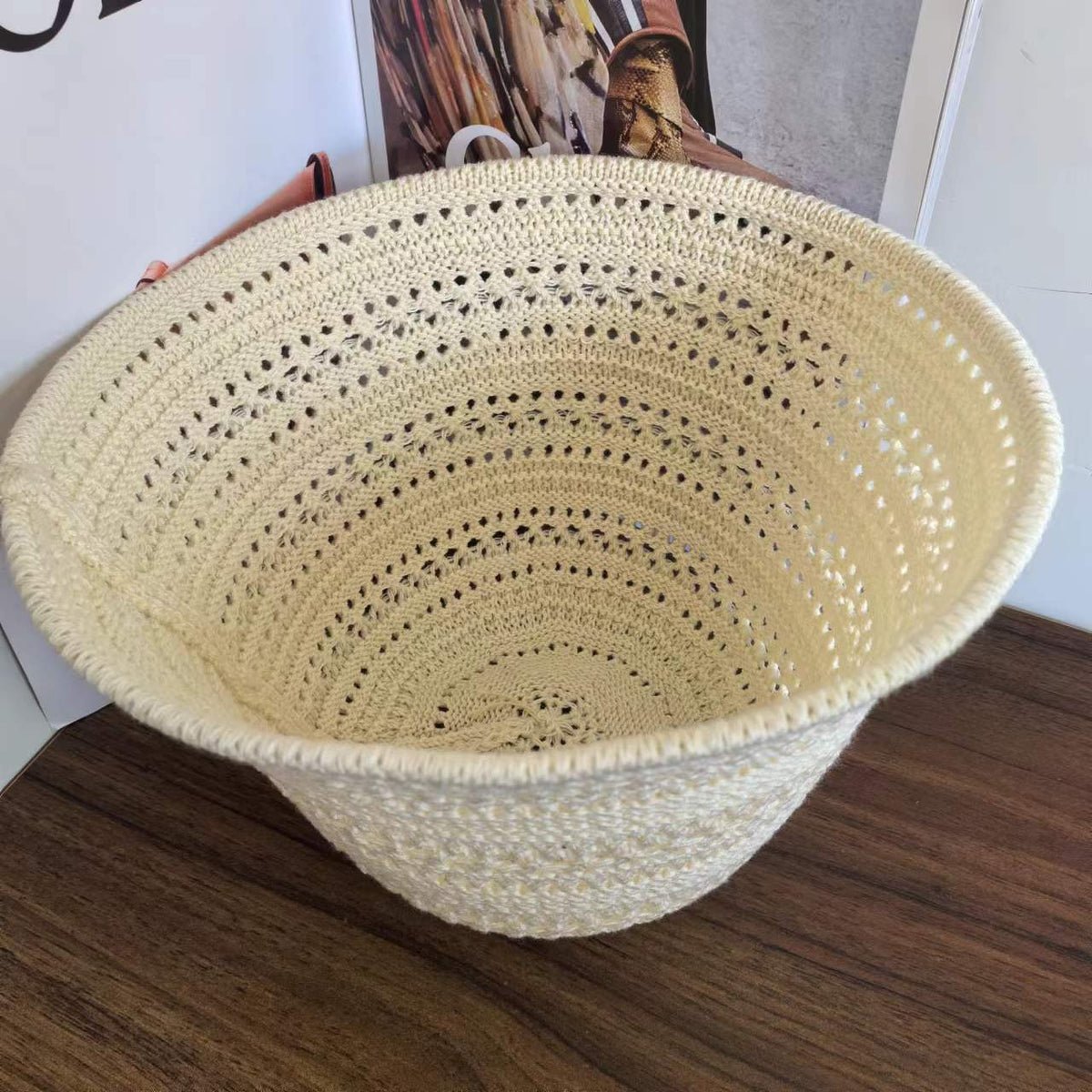 Women's Korean-style Sun Hat Knitted Hollow-out