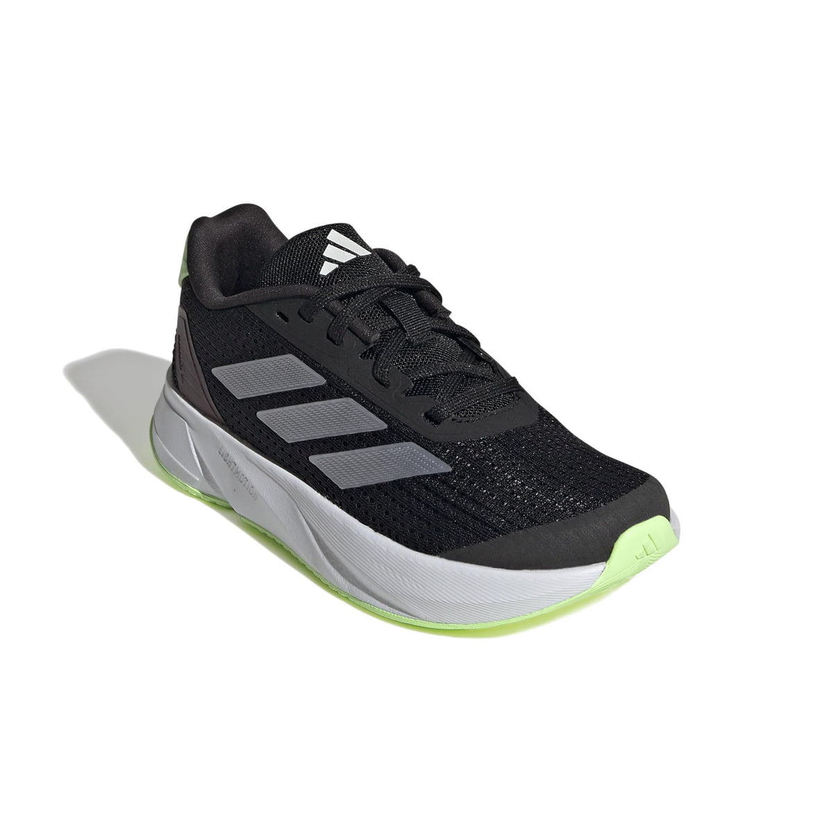 adidas Duramo SL Sneaker Black/Zero Metallic/Green Spark 5.5 US Unisex Big Kid