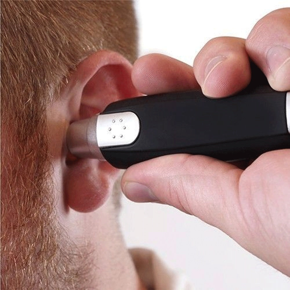 Unisex Electric Nose and Ear Hair Trimmer with LED Light