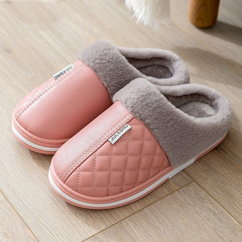 Elderly Cotton Slippers Winter Waterproof For Home Use