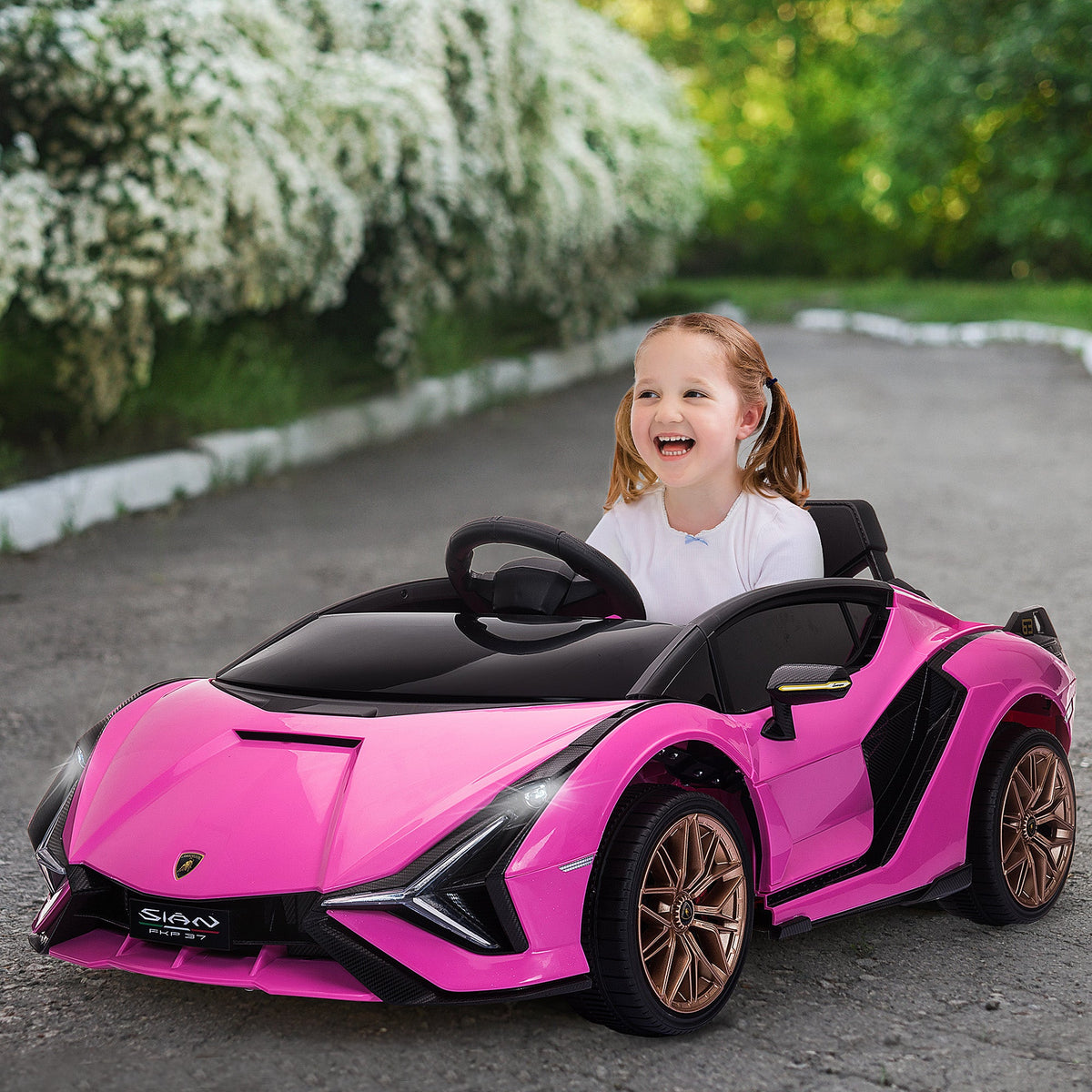 Lamborghini SIAN 12V Kids Electric Ride On Car Toy with Remote Control MagicCars