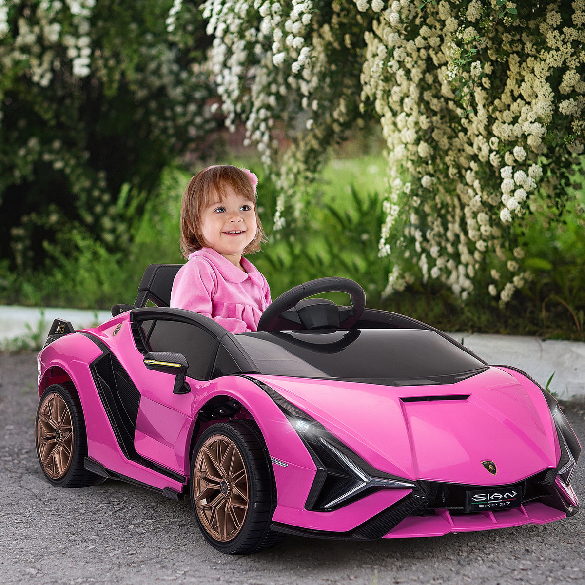 Lamborghini SIAN 12V Kids Electric Ride On Car Toy with Remote Control MagicCars