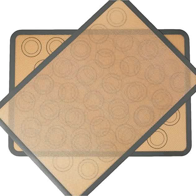 2-Pack: Silicone Nonstick Food Safe Macarons Baking Mat