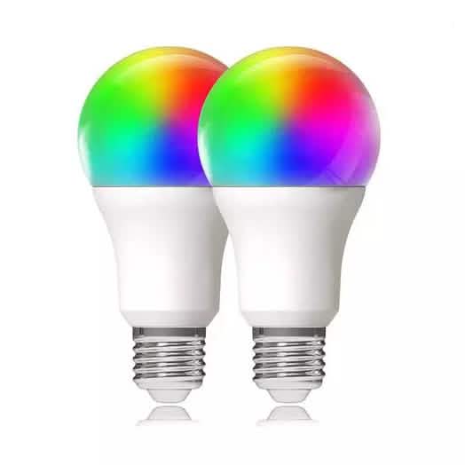 2-Pack: Smart Home Multi-Color LED A19 Bulb 5W