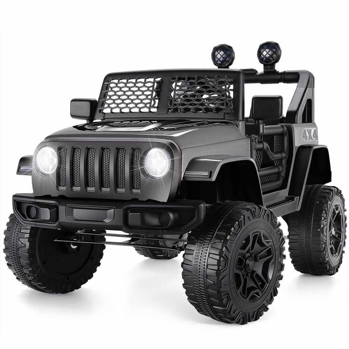 2-Seater 12V Electric Ride-On Truck with Bluetooth and Remote Control for Kids