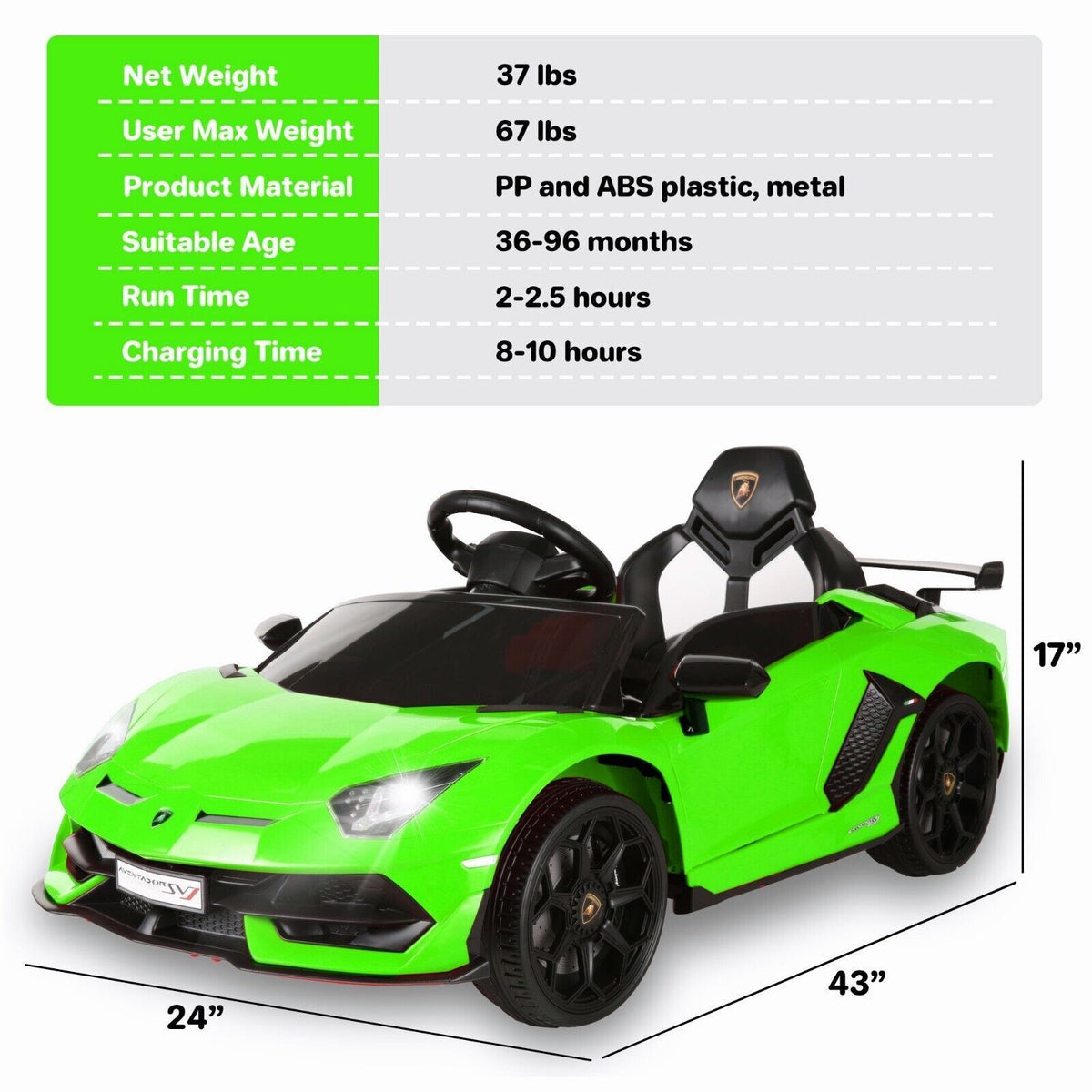 2-Seater 12V Electric Ride-On Truck with Bluetooth and Remote Control for Kids