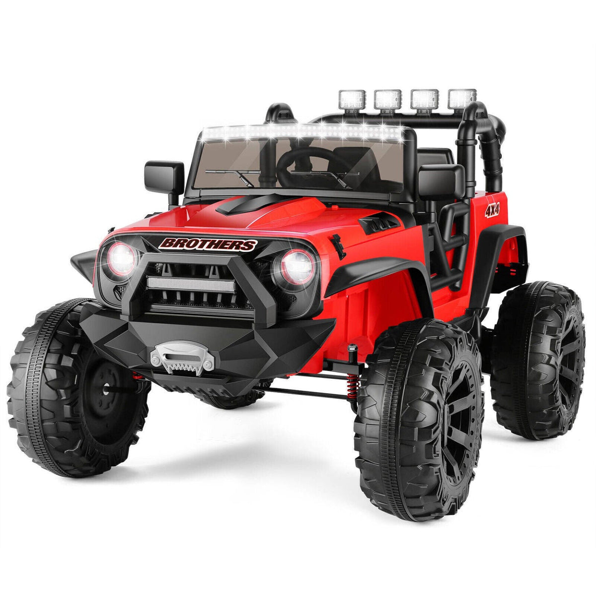 2-Seater 24V Electric Ride-On Truck for Kids with Bluetooth and Remote Control