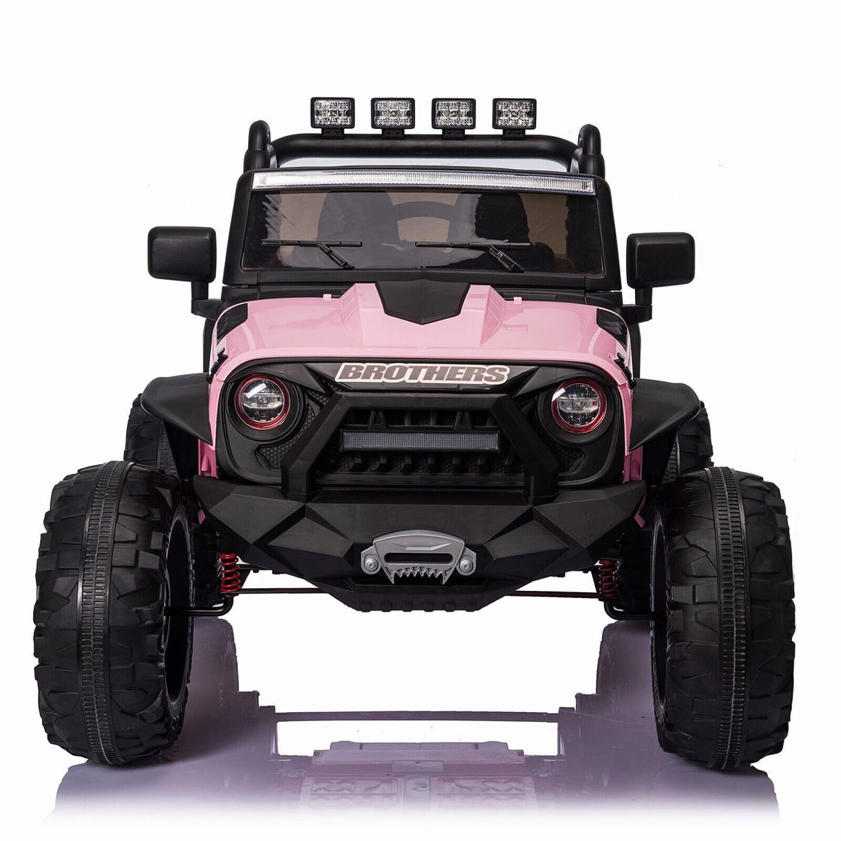 2-Seater 24V Electric Ride-On Truck with Bluetooth and Remote Control for Kids