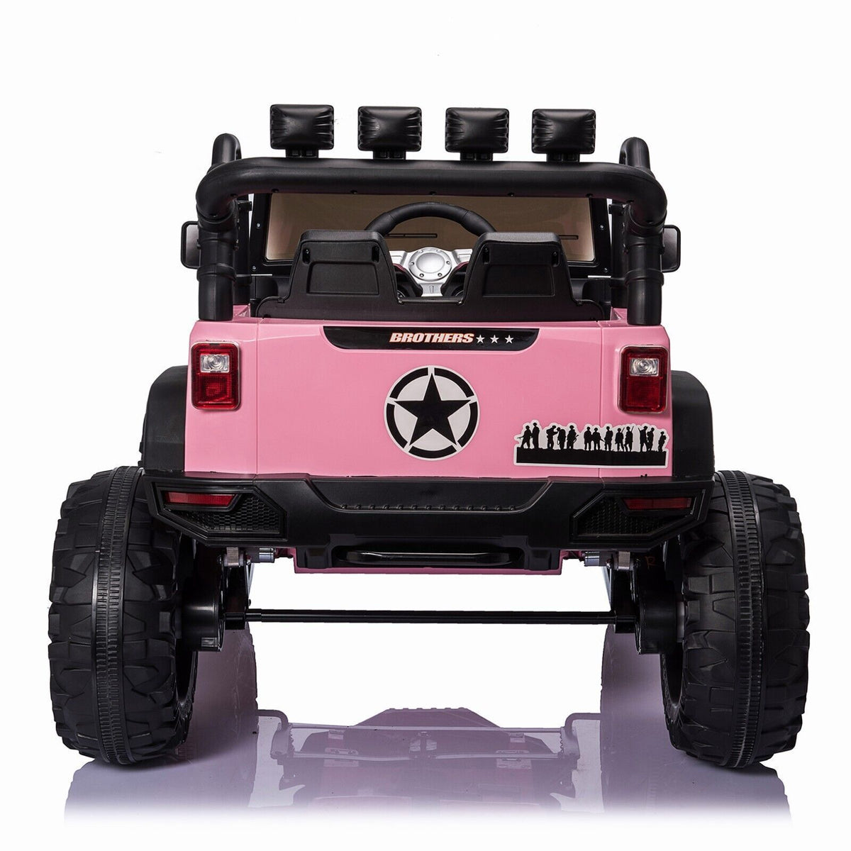 2-Seater 24V Electric Ride-On Truck with Bluetooth and Remote Control for Kids