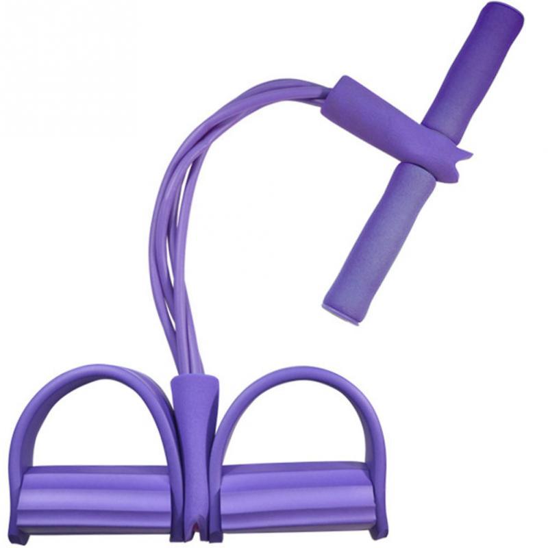 Latex Foot Pedal Resistance Band with Handle
