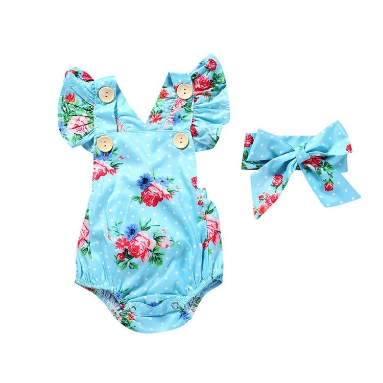 Newborn Baby Clothes Sleeveless Girl Clothes 2pcs set Sell My Stuff