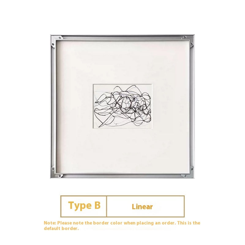 Modern Simple Black And White Line Decorative Painting My Store