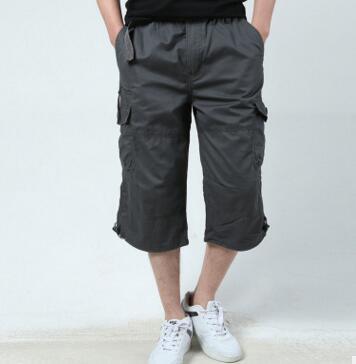 Men's Summer Leisure Cropped Cotton Pants