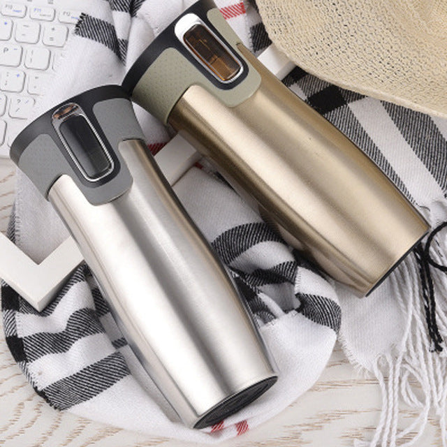 Vacuum Insulated Stainless Steel Travel Mug and Tea Bottle