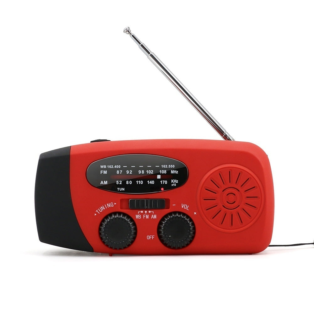 Solar Powered Portable Emergency Radio