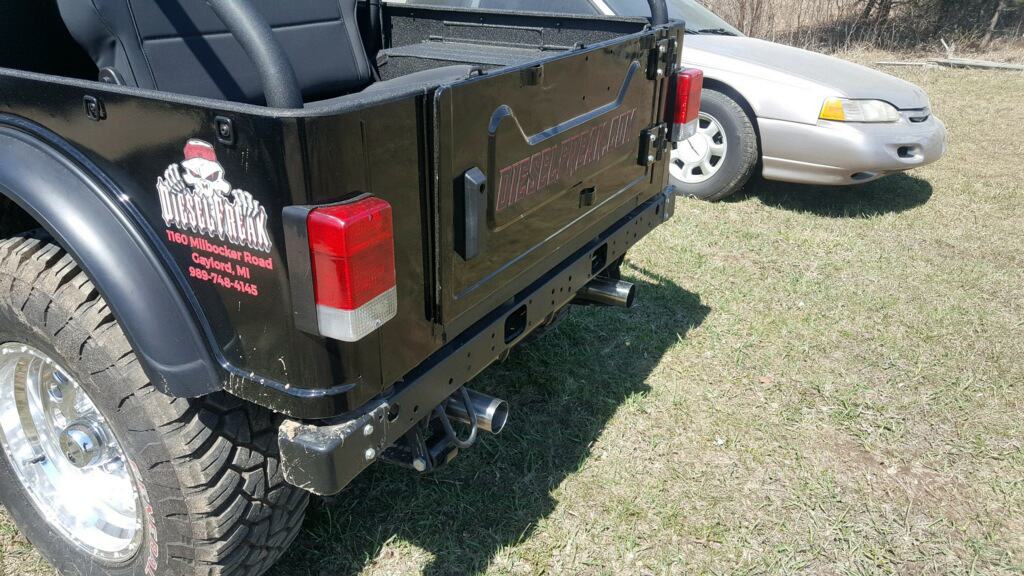 2.5" Dual Exhaust Kit Rear Exit Race Diesel Freak