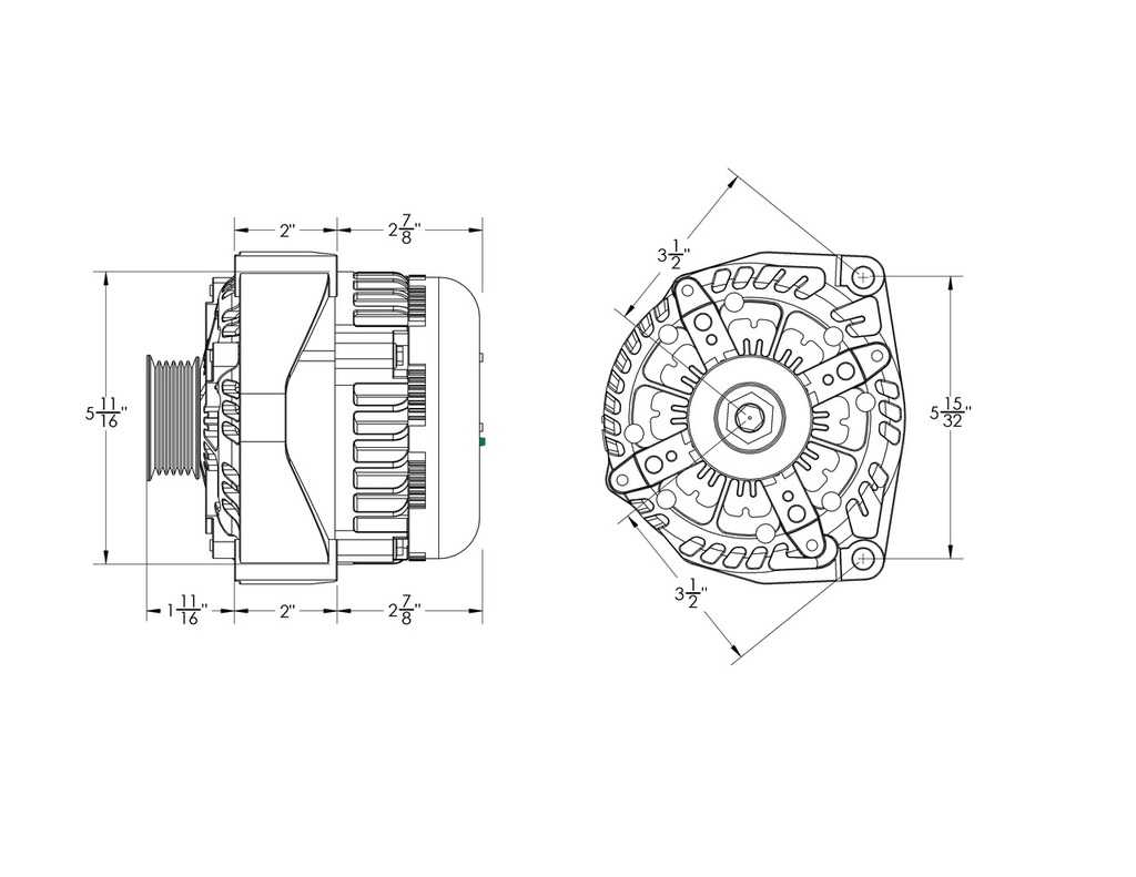 Mechman 250 Amp Marine Alternator Ski / Wake Boats with GM LS / LT V8