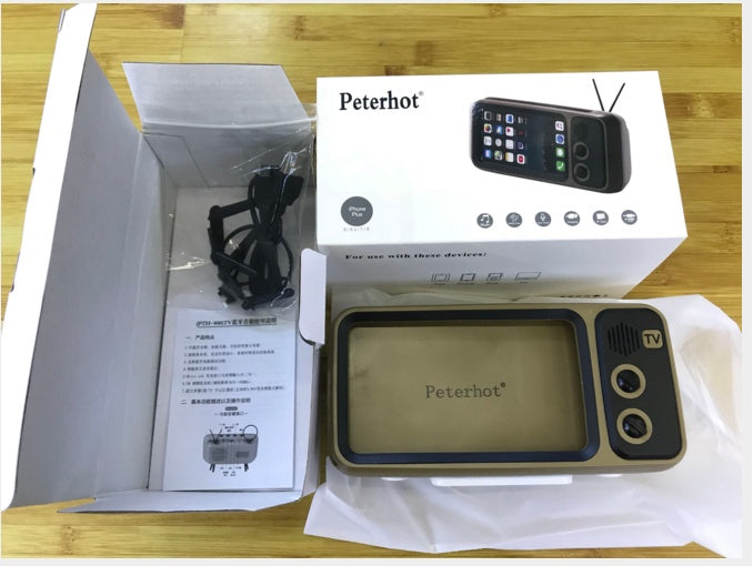 Retro TV mini portable audio