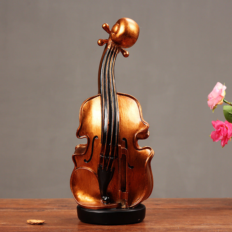 Modern Home Violin Decoration Ornaments
