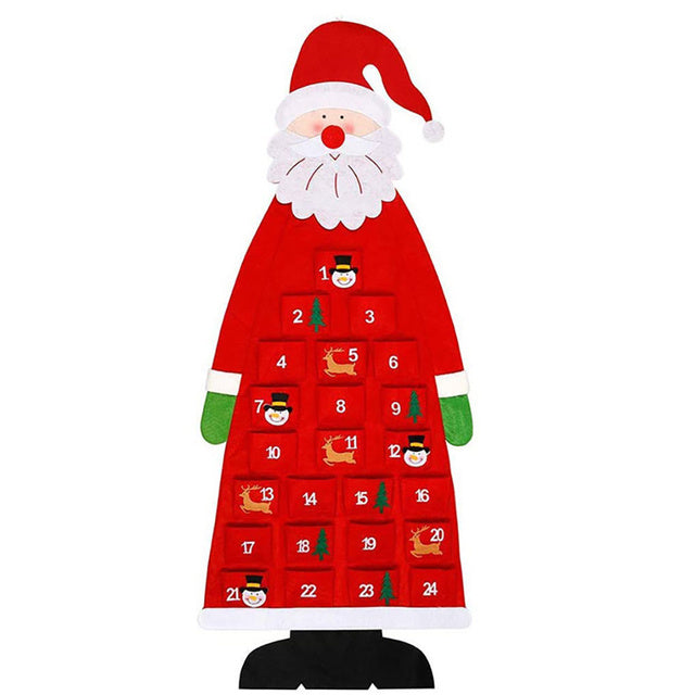 Felt Christmas Tree Calendar Pendant