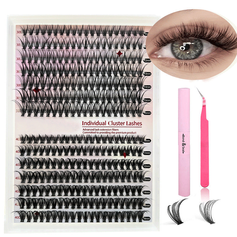 DIY Cluster Lashes Mixed Package False Eyelashes