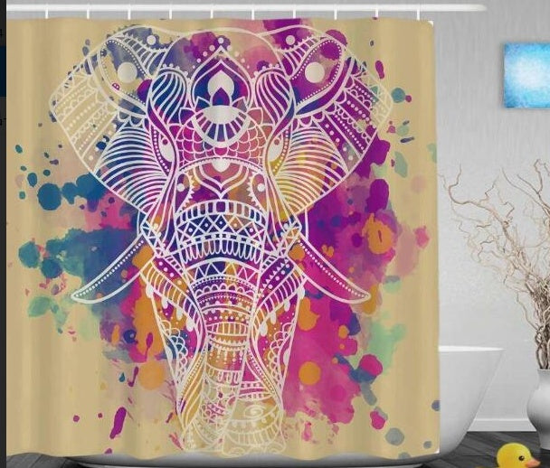 Graffiti Hip Hop African Girl Shower Curtain