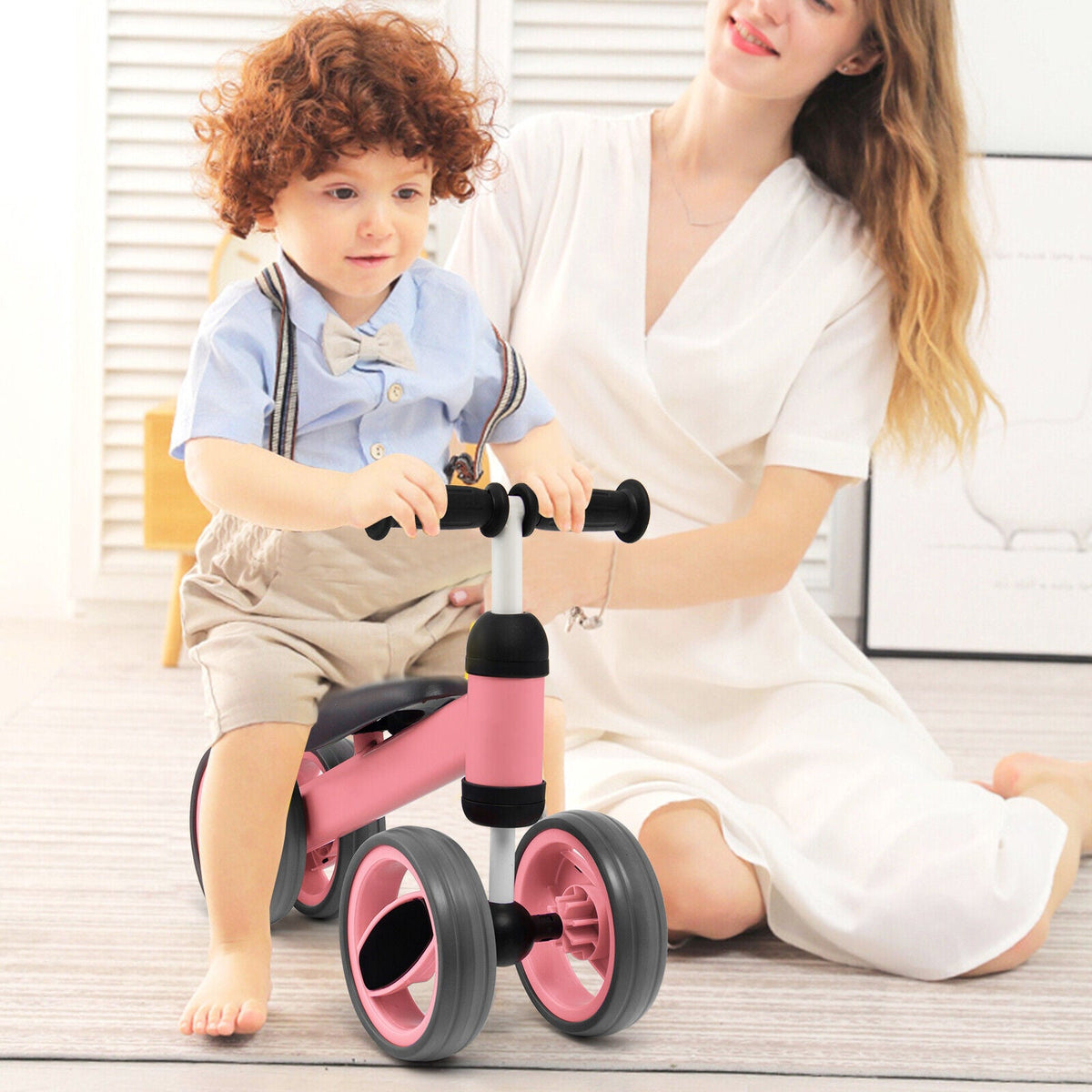 4 Wheels Baby Balance Bike Toy