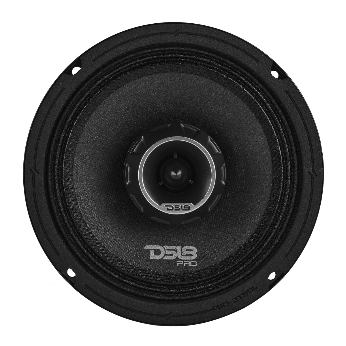 PRO-ZT 6.5” Slim Coaxial Mid-Range Loudspeaker with Water-Resistant Cone Built-in Bullet Tweeter | 200W RMS 4-Ohm DS18