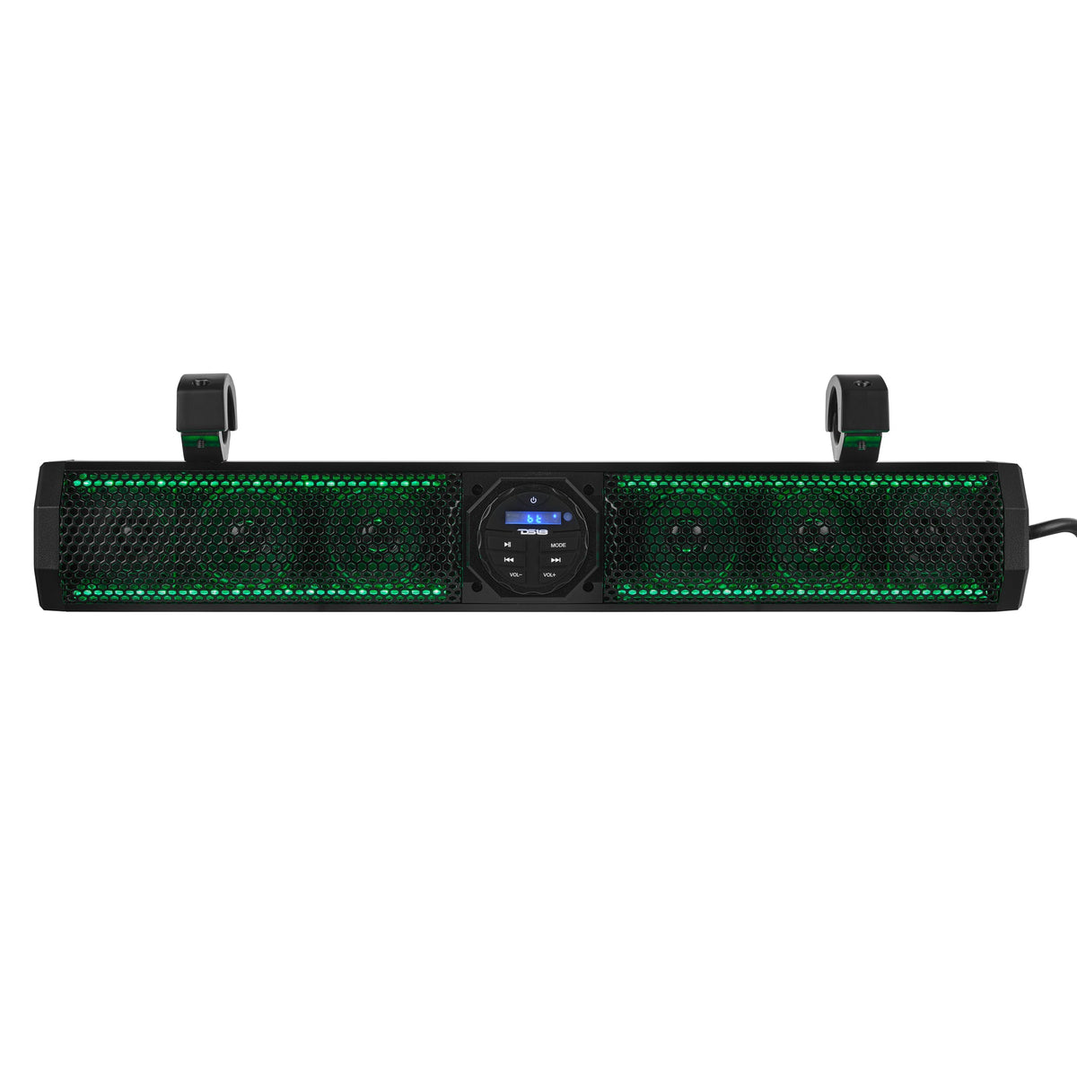 26" Marine Amplified Soundbar with Bluetooth USB & RGB Lighting 6 Speakers 600 Watts DS18