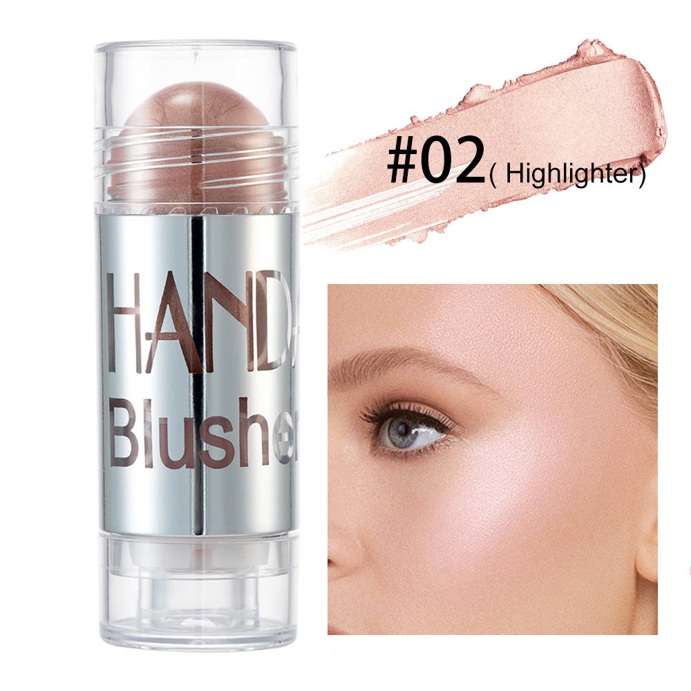 Shimmer Blush Stick: Cheek & Face Highlighter Contour Cream