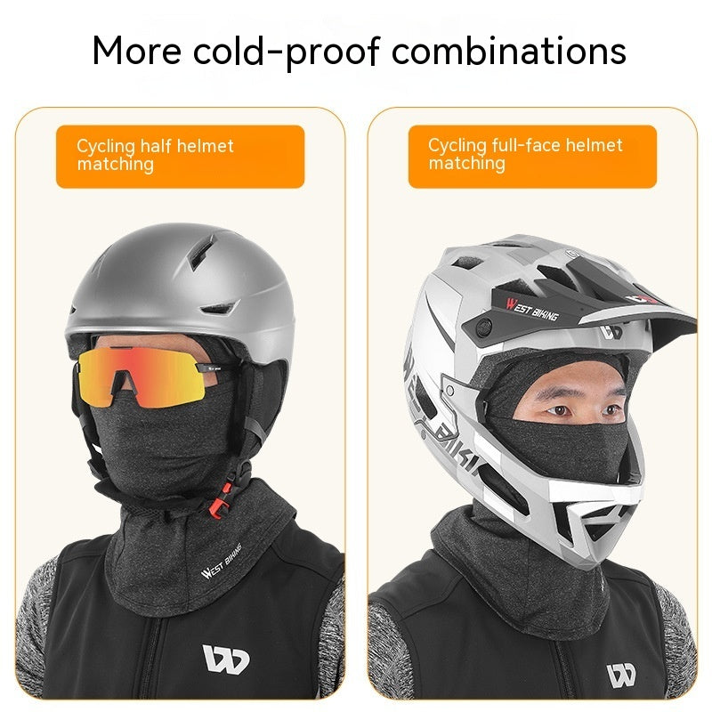 Thermal Fleece Cycling Mask with Eyehole