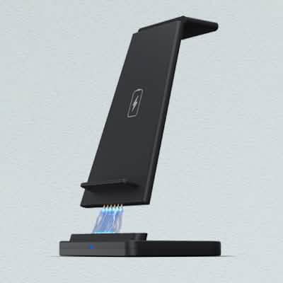 3-in-1 Foldable Fast Wireless Charging Stand