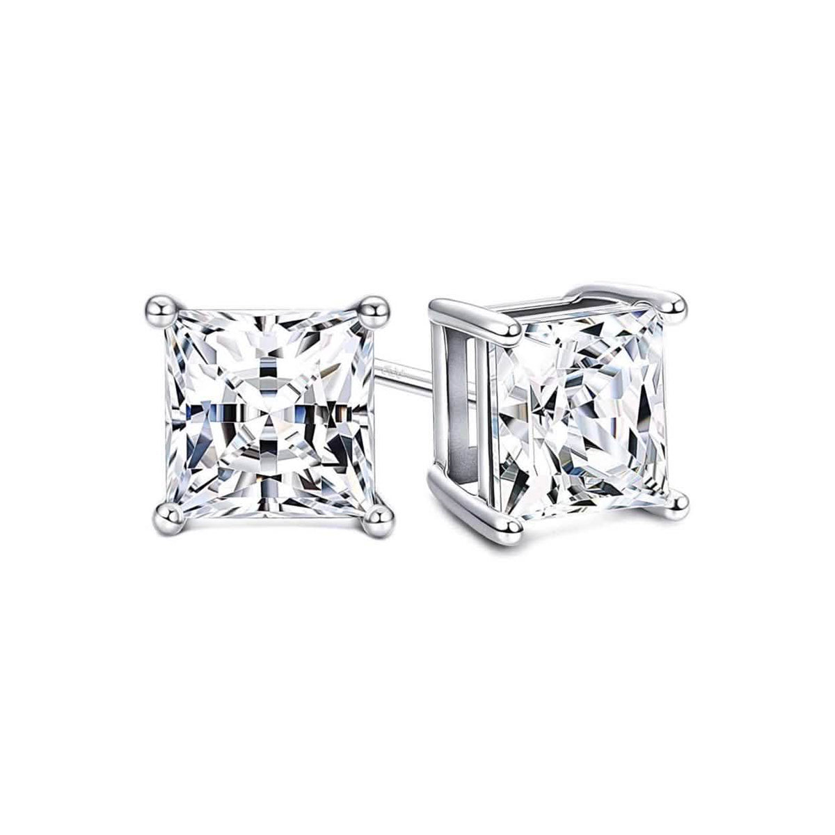3-Pair Set: Sterling Silver Swarovski Elements Crystal Studs