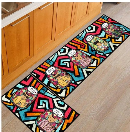Floor mats, non-slip, oil-proof, household machine washable door mats
