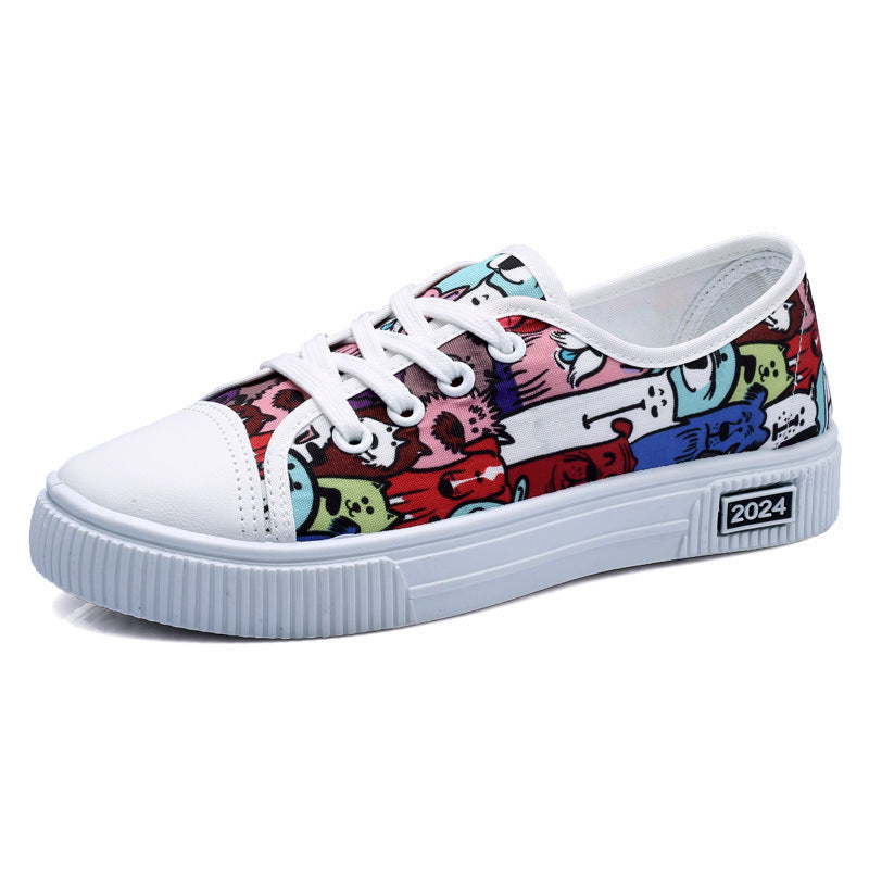White Shoes Korean Style Soft Bottom Non-slip Breathable